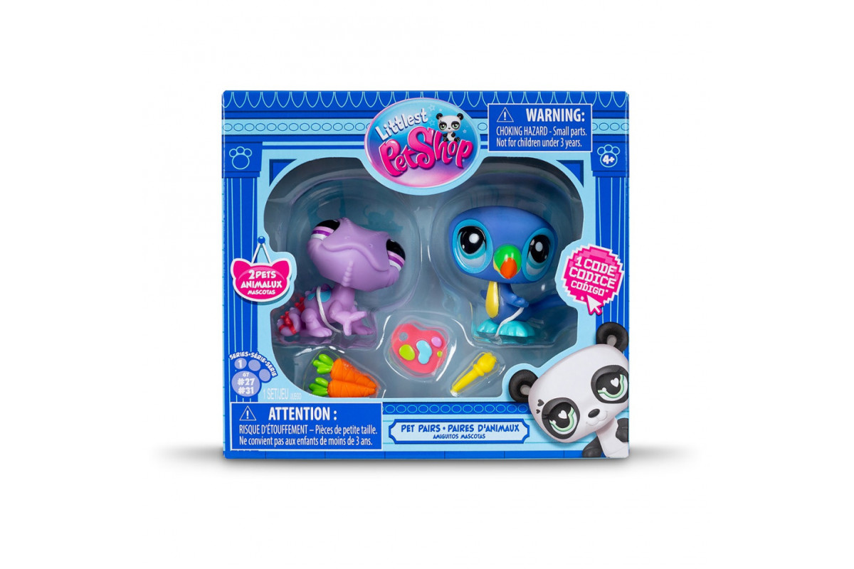 Ігровий набір "Друзі по мистецтву" Littlest Pet Shop 00507 аксесуари та 2 фігурки