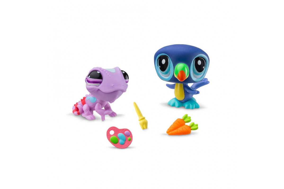 Ігровий набір "Друзі по мистецтву" Littlest Pet Shop 00507 аксесуари та 2 фігурки