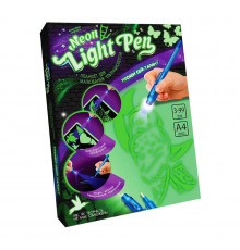 Набор для рисования ультрафиолетом Neon Light Pen NLP-01-01U с трафаретами