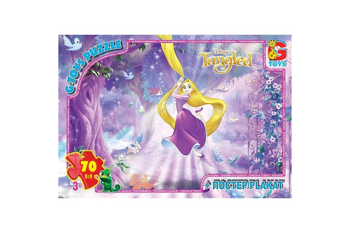 Дитячий пазл класичний "Рапунцель" TA009 постер 70 елементів
