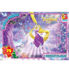 Дитячий пазл класичний "Рапунцель" TA009 постер 70 елементів