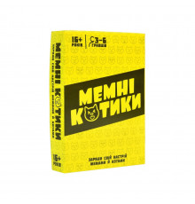 Настольная игра "Мемные котики" 30734 игральные карты 98 штук, инструкция