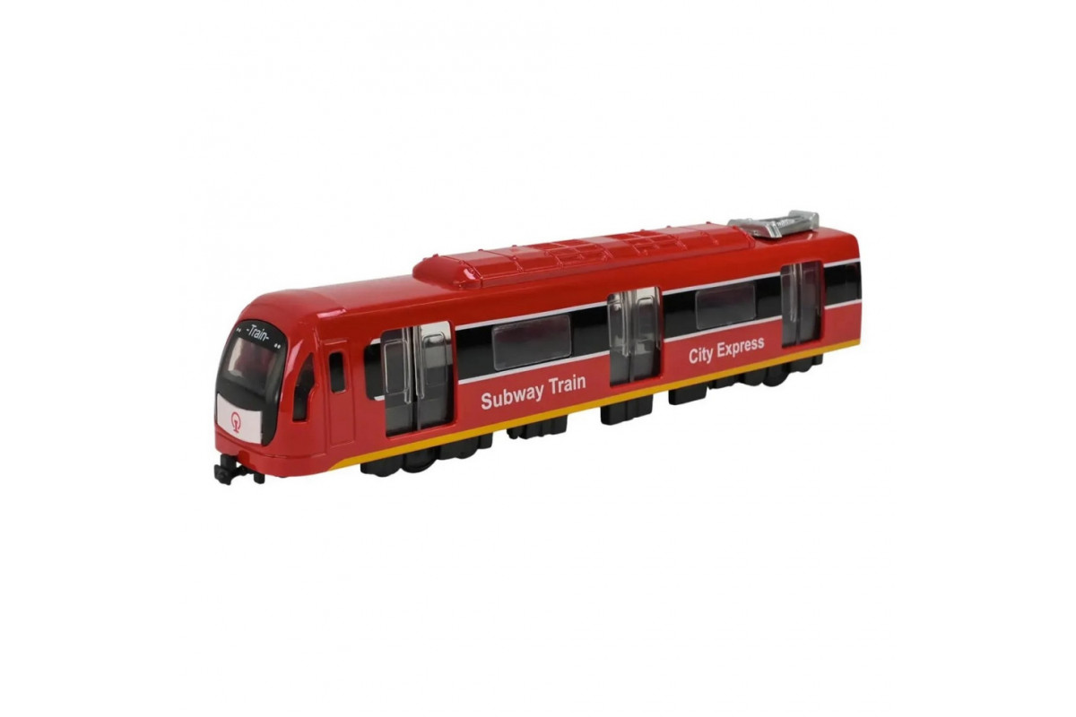 Детский игровой поезд 731-27K(Red) красный, светится, 23х4х5 см