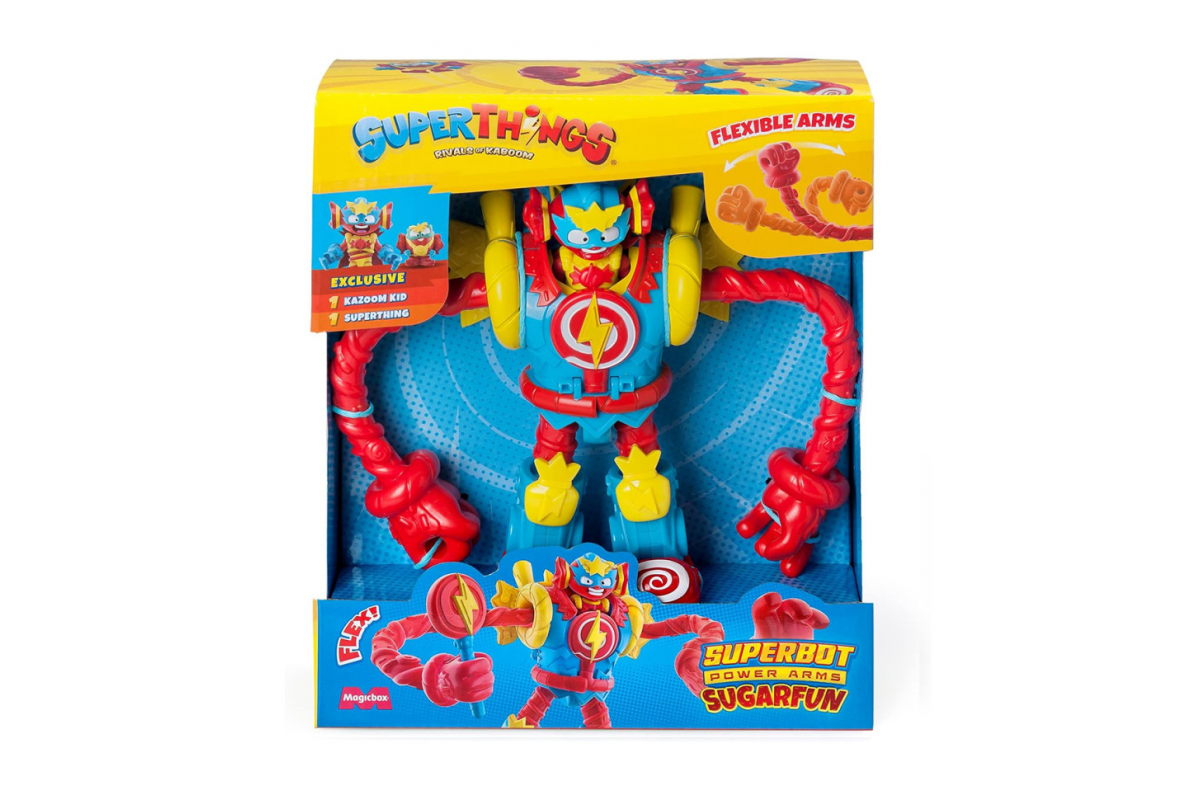 Игровой набор Супербот Шугарфан Superthings S PSTSP116IN70 робот, казум-кид, фигурка