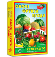 Настільна гра супер ЛОТО "Овочі, фрукти, ягоди" 81992, 36 карток