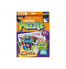 Детский пазл-раскраска с красками "Космо Друзья" НТ-11-03