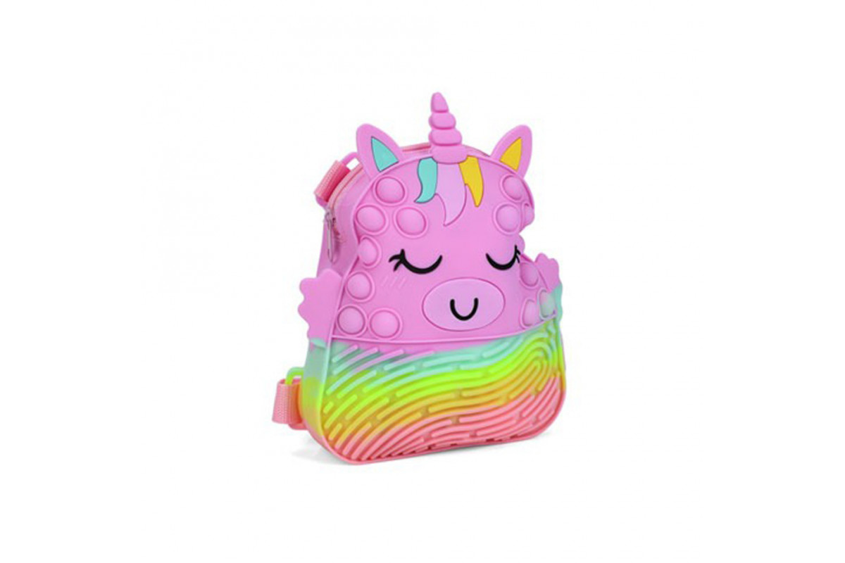 Детская сумочка-рюкзачок "Единорог" 9882(Violet) размер 20 см