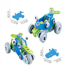 Конструктор Build&Play 2 в 1 "Гоночні машини" HANYE J-7726, 52 елементи