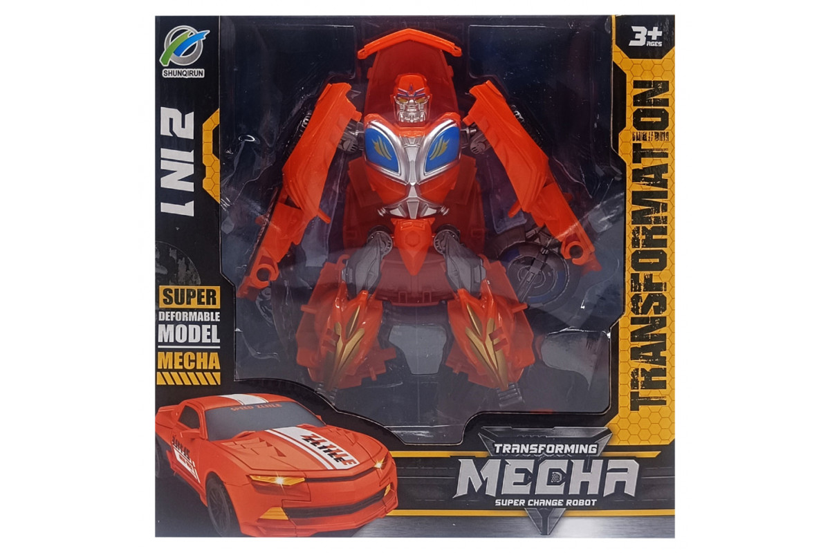 Машинка-трансформер «Transforming Mecha» 168-22 Помаранчевий