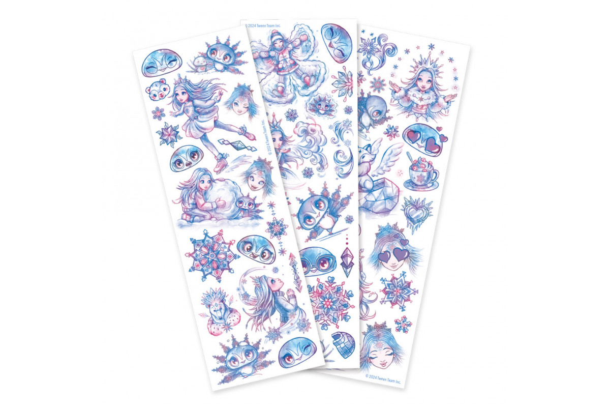 Набор временных татуировок Звездные рисунки "Айсеана" Nebulous Stars 11458-2 боди-арт
