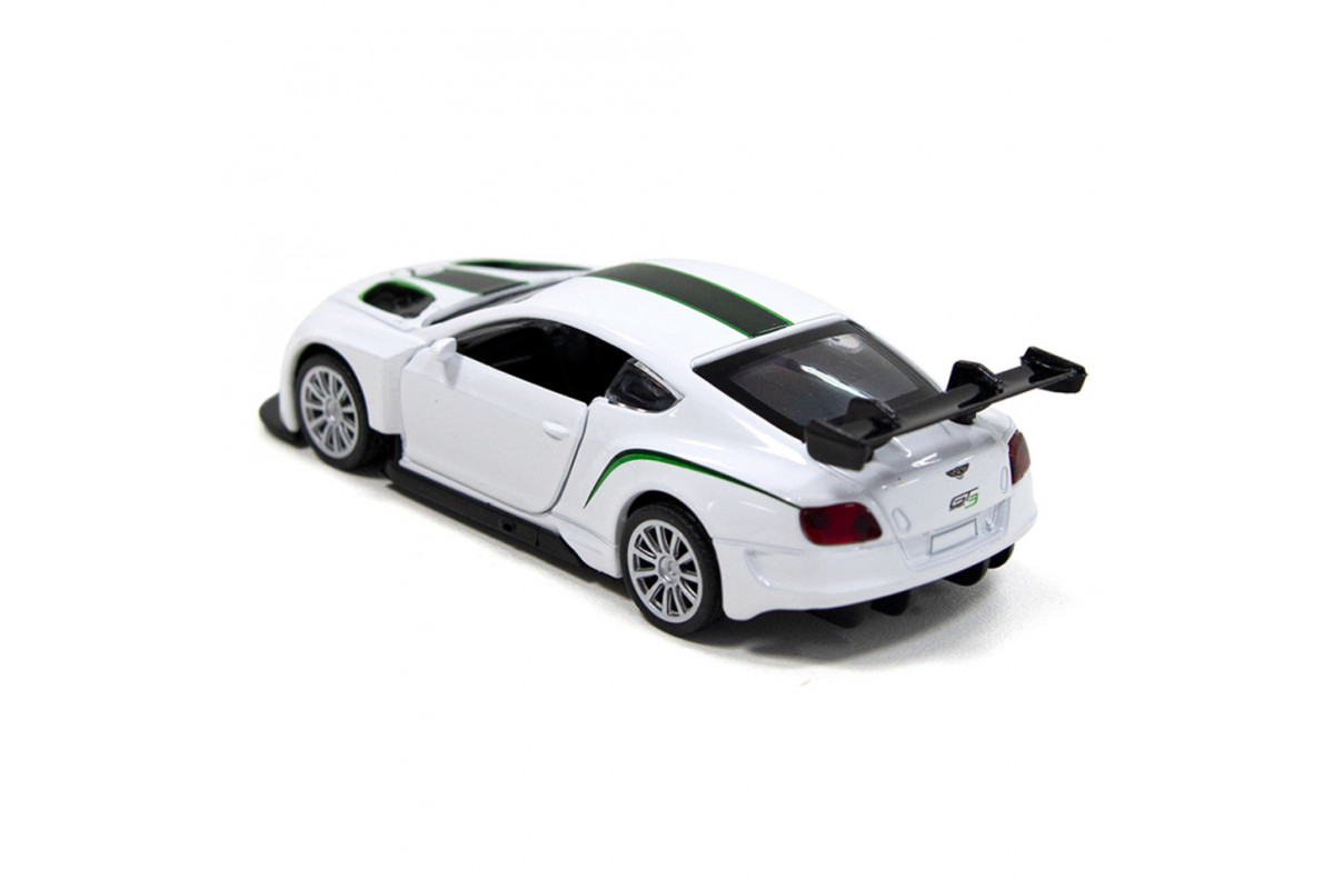 Детская автомодель BENTLEY CONTINENTAL GT3 TechnoDrive 250258 белый