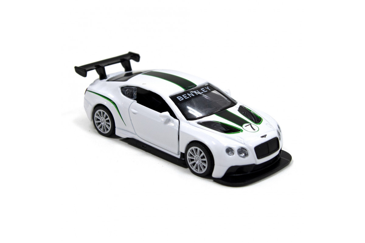 Детская автомодель BENTLEY CONTINENTAL GT3 TechnoDrive 250258 белый