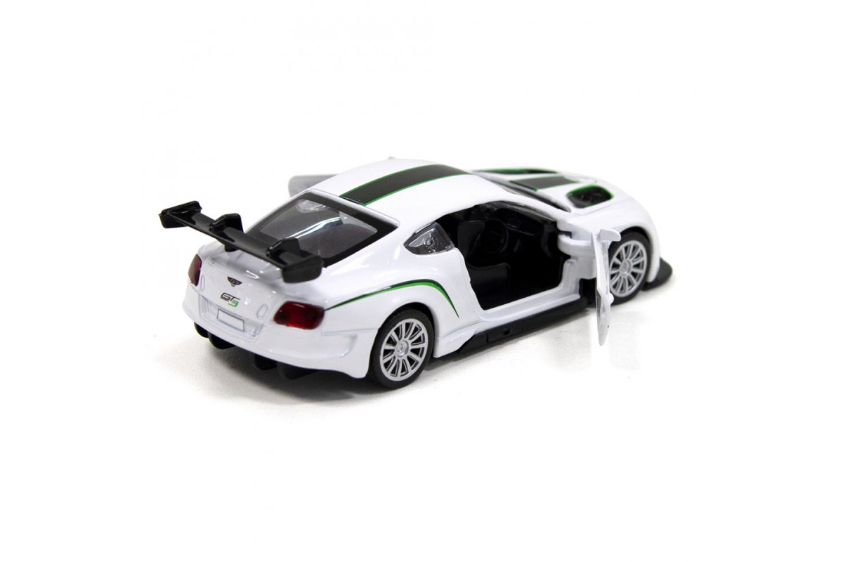 Детская автомодель BENTLEY CONTINENTAL GT3 TechnoDrive 250258 белый