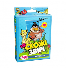 Настольная карточная игра "Непохожие звери" Strateg 30223 укр