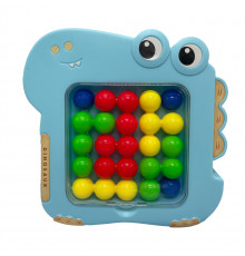 Детская логическая развивающая игра "Крокодил" 1139 с безопастныйх материалов Синий