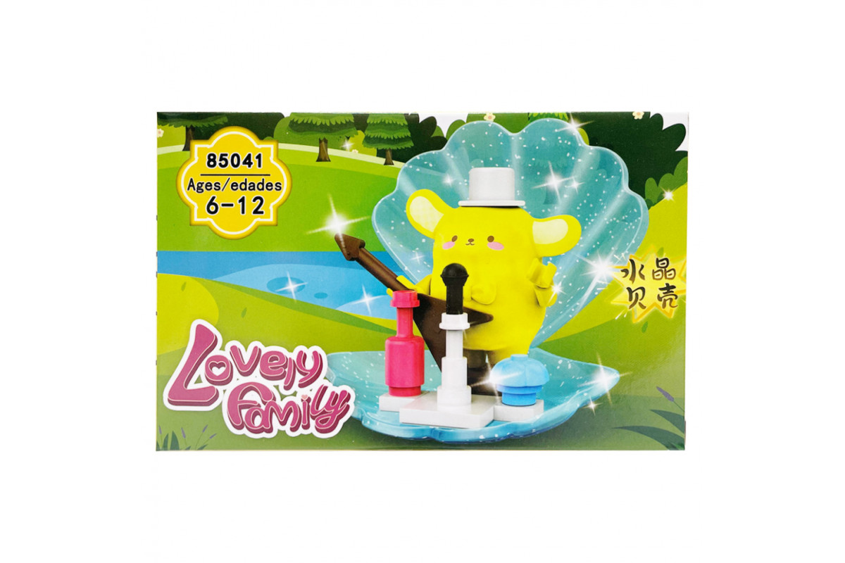 Детский игровой конструктор "PomPomPurin" 85041-8 пластиковые детали