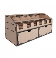 Настольный органайзер для спреев и художественных красок в баночках FDPO-262