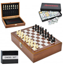 Набор настольных игр 2 в 1 XQ12095 шахматы, домино