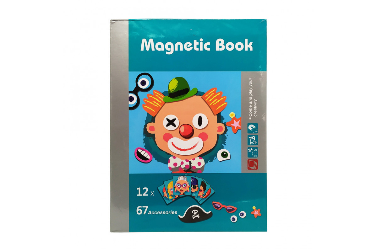 Набор для творчества "Клоун"  LY8726-3 магнитная книга