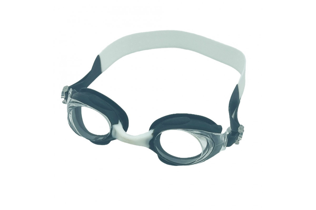 Дитячі окуляри для плавання "Swim Goggles" NE-PL-55-MLT-BK сіро-білий