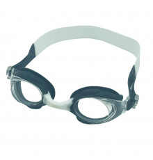 Детские очки для плавания "Swim Goggles" NE-PL-55-MLT-BK серо-белый