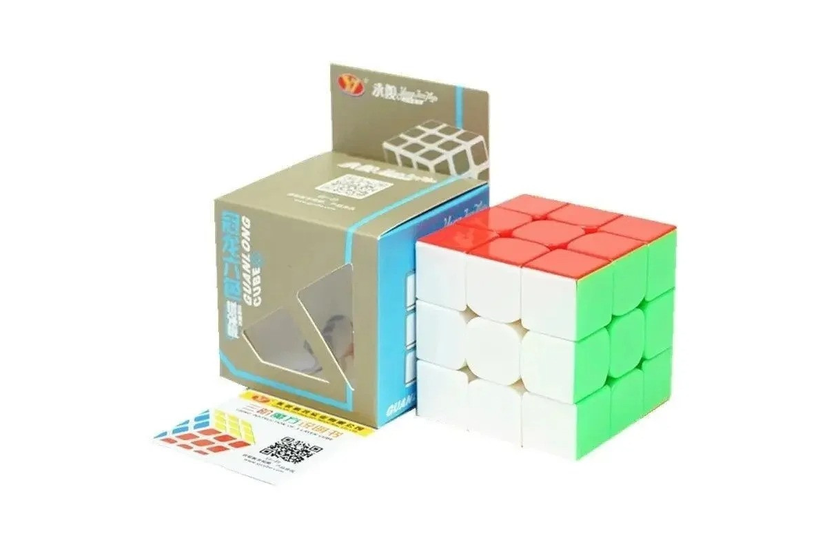 Головоломка Кубик Рубика 3х3 "Guanlong V2" YJ8348 без наклеек
