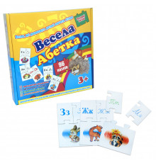 Пазли "Весела абетка (укр.алфавіт)" 525 (укр.)