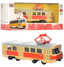 Игрушечная модель Трамвай PLAY SMART 6411 инерционный 6411A