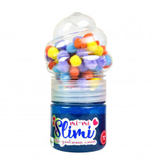 Іграшка-антистрес Слайм Mi-mi Slimi 71827ST(Blue) з помпонами