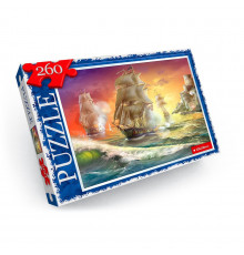 Пазлы детские "Морские баталии" C260-12-04, 260 элементов