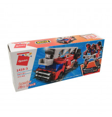 Детский Конструктор Qman 1416-1-6 транспорт, 88 дет Lander Fire Truck