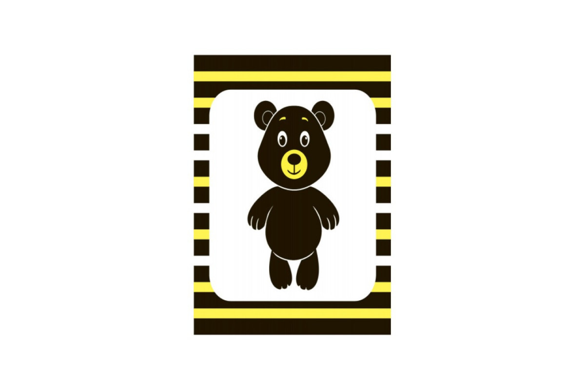 Контрастна книга для немовляти Мі-мі-книжка 755005 картон