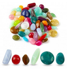 Декоративні намистинки для творчості Камінчики Dom Busin УТ100032730 в упаковці 58 шт