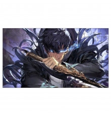 Фигурный пазл из дерева "Solo leveling" PZ008-A3C-AC 180-250 деталей, размер А3,  картонная коробка