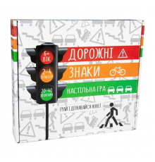 Настольная развивающая игра "Дорожные знаки" Strateg 30245 на украинском языке