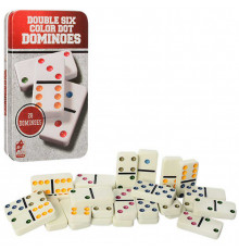 Настільна гра доміно 501070 в металевій коробочці