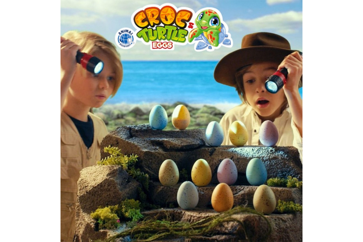 Іграшка, що росте "Крокодили і черепахи" #sbabam T070-2019 в яйці "Croc & Turtle Eggs"