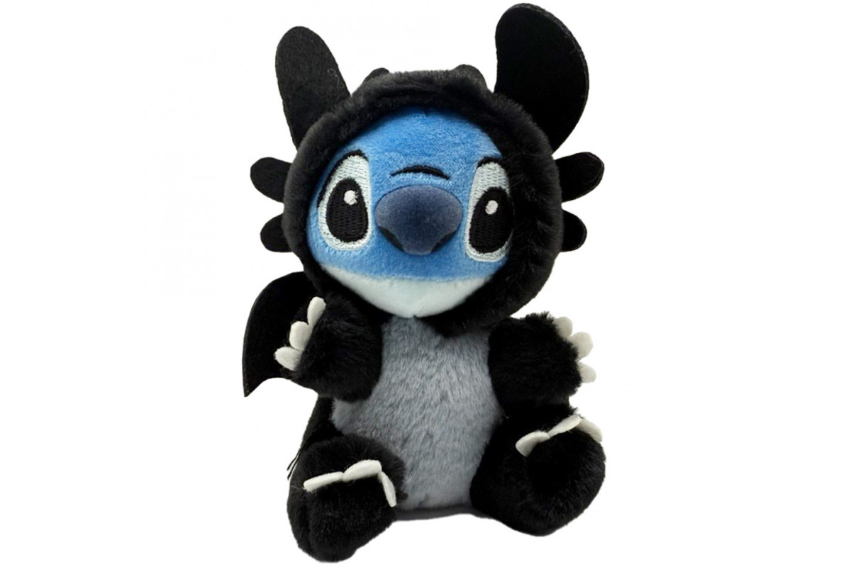 Дитяча м'яка іграшка брелок "Стіч беззубик" ST-KEY-1(Black) 13 см