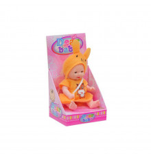 Детская Кукла-Пупс "Коровка" QX128-139-8 в костюмчике, с сумочкой