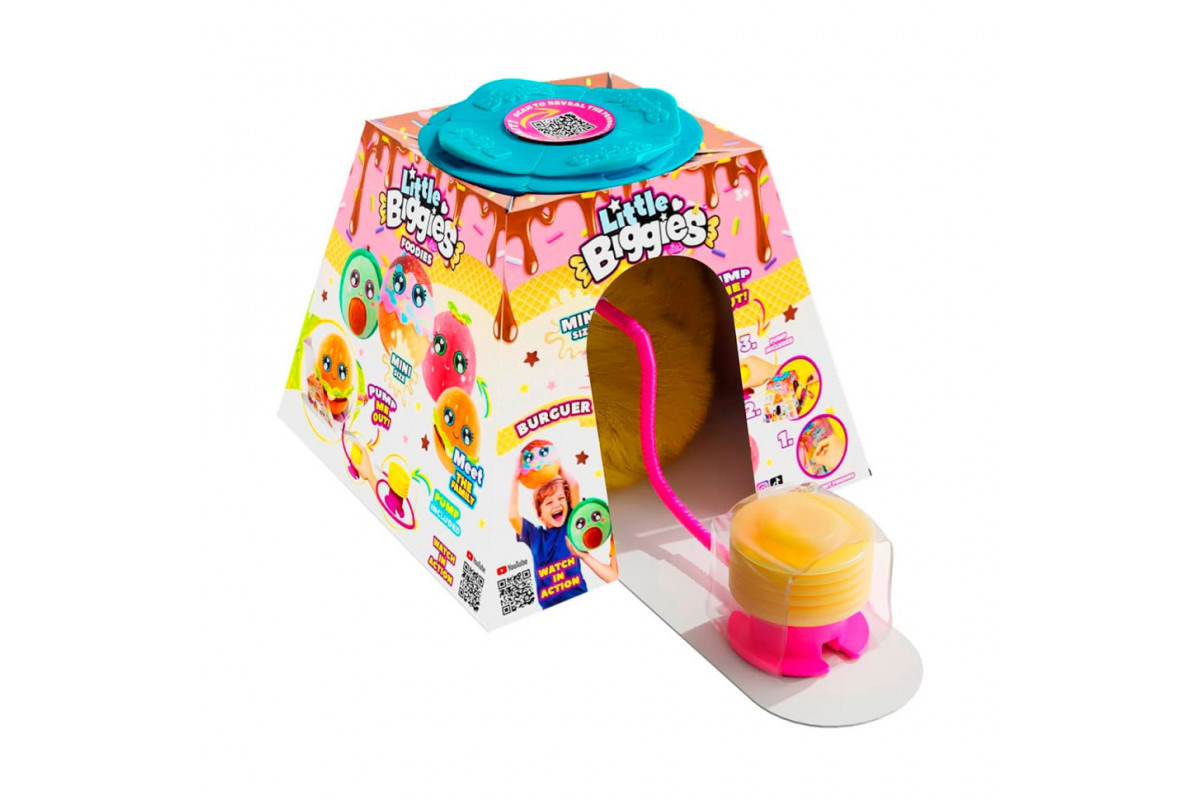 Игровой набор серии «Little Foodies" W2 - Бургер Biggies BIG002-BU надувная игрушка, насос 22 см