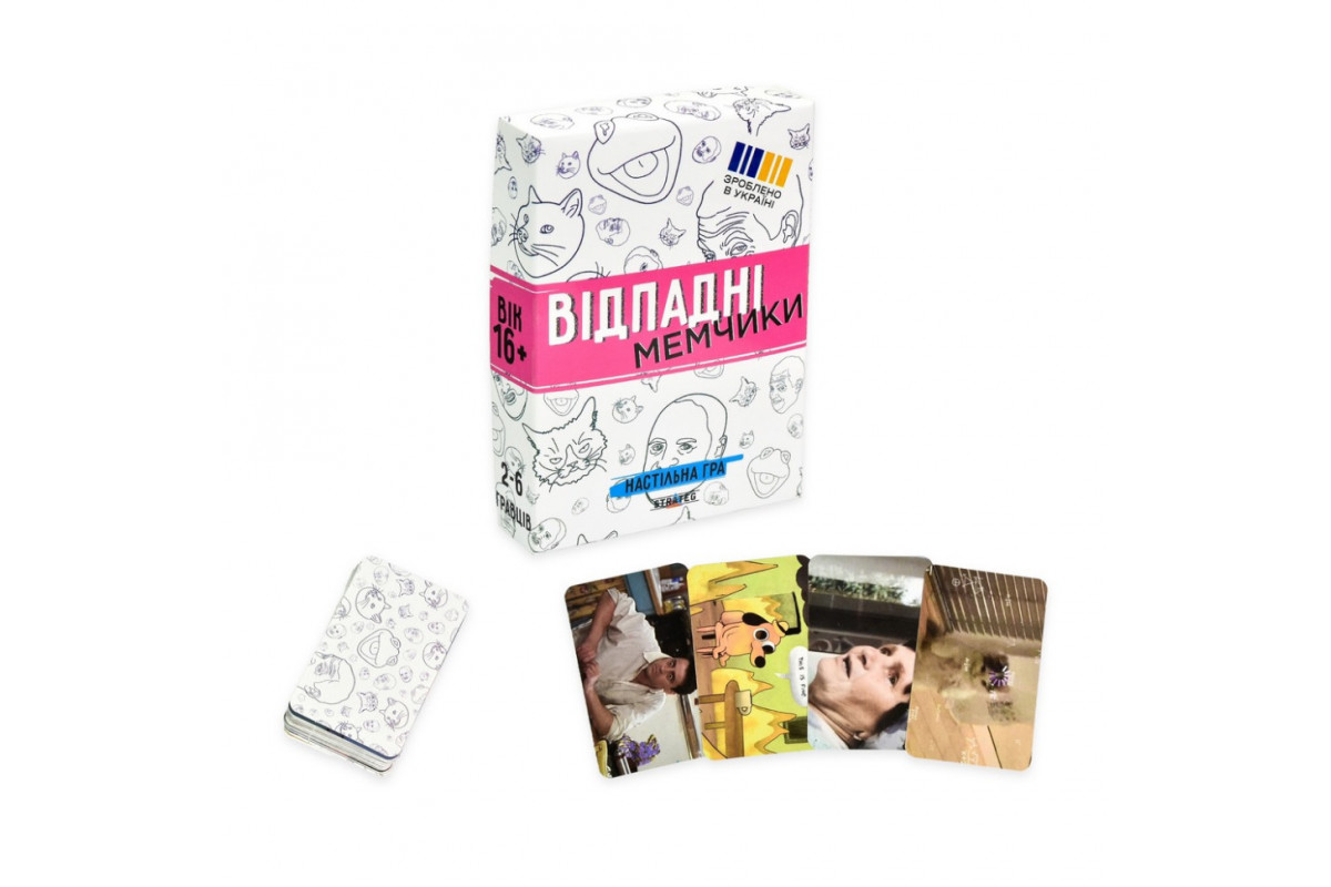 Настольная игра "Отпадные мемчики" 30630 игральные карты 110 штук, инструкция