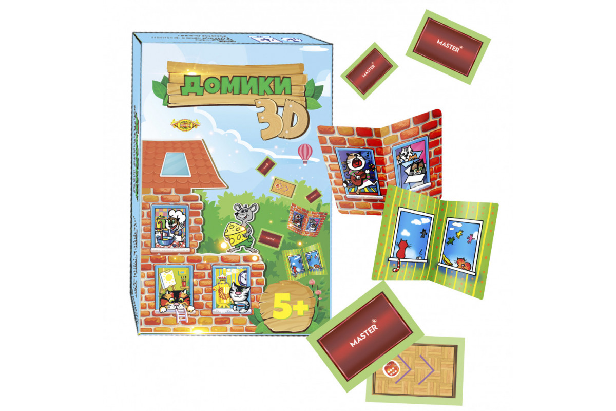 Детская настольная игра "Домики" MKZ0804 правила игры на рус. и укр. языках