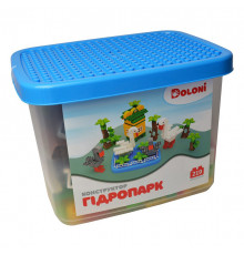 Конструктор "Гидропарк" 013888/34 в пластиковом боксе 219 деталей