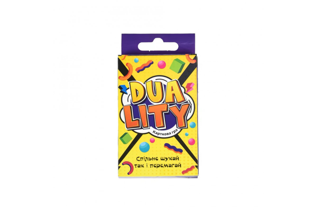 Карточная настольная игра «Duality» 30392 на украинском языке 35 карточек