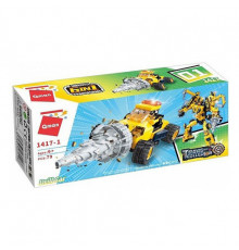 Дитячий Конструктор Qman 1417-1-6 будтехніка, 79 дет  Drill Car