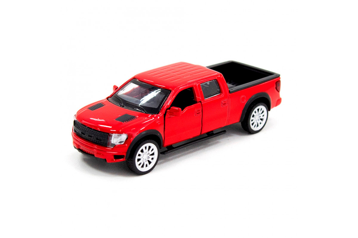 Детская автомодель FORD F-150 SVT Raptor TechnoDrive 250261 красный