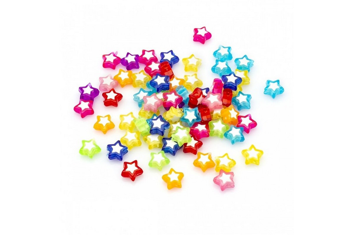 Декоративні намистинки для творчості Зірки Dom Busin УТ100023889 в упаковці 120 шт