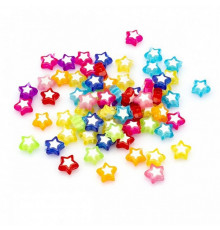 Декоративні намистинки для творчості Зірки Dom Busin УТ100023889 в упаковці 120 шт