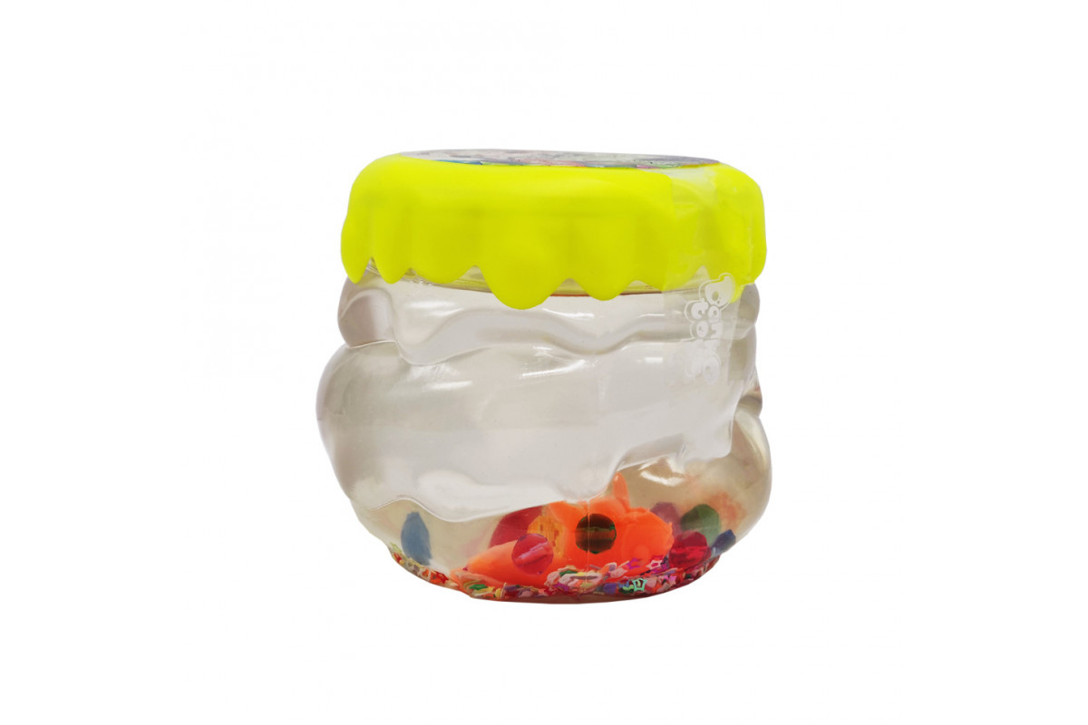 Вязкая масса, слайм "Crystal Slime" CS-01-01U с бусинками Желтый