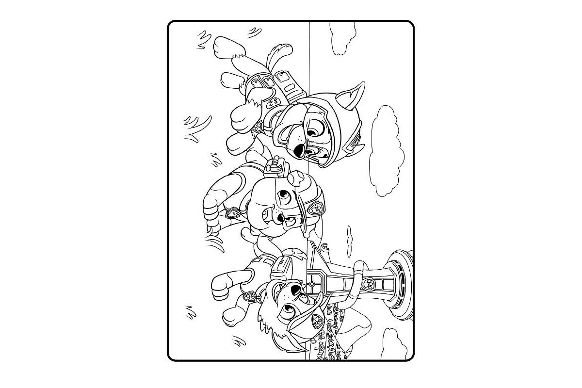 Книжка-раскраска Щенячий патруль "Настоящие герои" 228007 на укр. языке